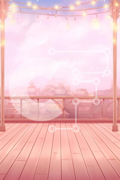 Intra Συλλεκτικό Ξύλινο Παζλ Plywood  4mm - Ξύλινο κατάστρωμα με θέα στην πόλη με φώτα χορδών Σε Ξύλινο Κουτί - Διαστάσεις Puzzle: 10x10 cm – 25 κομμάτια