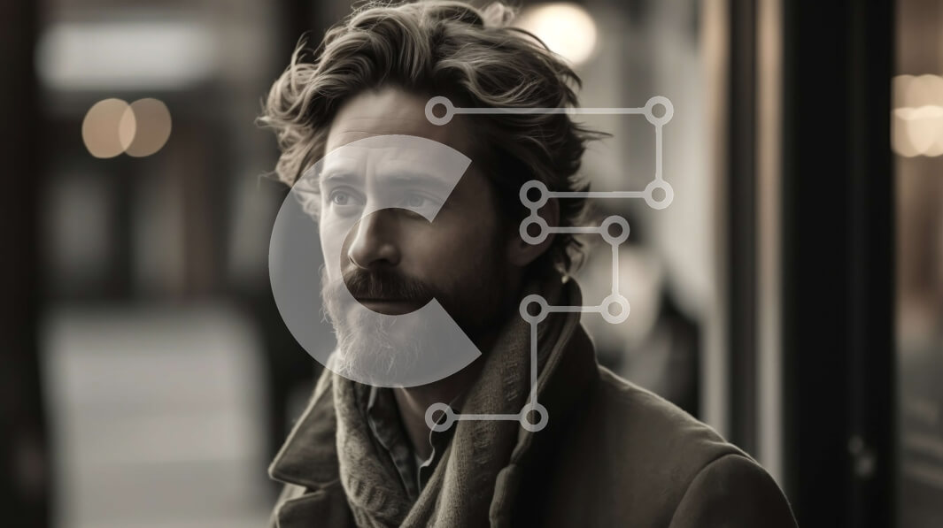 Intra Συλλεκτικό Ξύλινο Παζλ Plywood  4mm - Άνθρωπος που κοιτάζει έξω στη νύχτα μέσα από το παράθυρο Σε Ξύλινο Κουτί - Διαστάσεις Puzzle: 10x10 cm – 25 κομμάτια