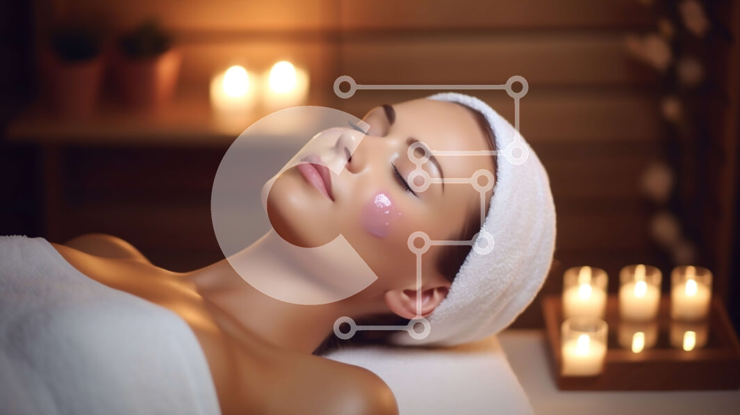 Intra Συλλεκτικό Ξύλινο Παζλ Plywood  4mm - Χαλαρωτικό μασάζ με κεριά σε ένα γαλήνιο δωμάτιο Σε Ξύλινο Κουτί - Διαστάσεις Puzzle: 10x10 cm – 25 κομμάτια