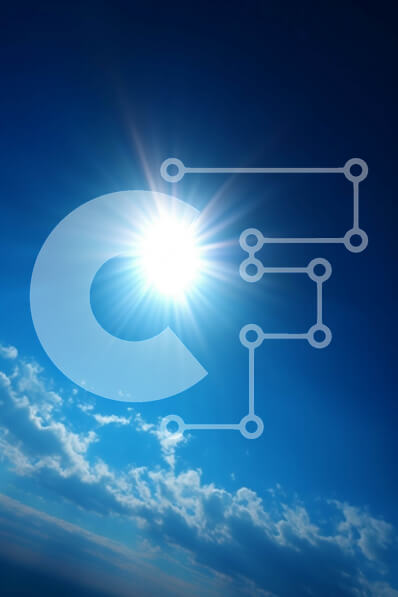 Σετ των 2 Intra Συλλεκτικό Ξύλινο Παζλ Plywood  4mm - Ζωντανή εικόνα του ήλιου και των σύννεφων στον καθαρό μπλε ουρανό Σε Ξύλινο Κουτί - Διαστάσεις: 10x10 cm – 25 κομμάτια