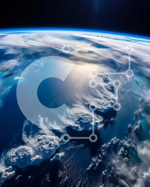 Intra Συλλεκτικό Ξύλινο Παζλ Plywood  4mm - Όμορφη εικόνα της Γης από το διάστημα με ζωηρά χρώματα και καθαρές λεπτομέρειες Σε Ξύλινο Κουτί - Διαστάσεις: 10x10 cm – 25 κομμάτια