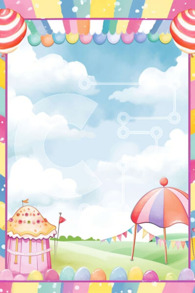 Intra Συλλεκτικό Ξύλινο Παζλ Plywood  4mm - Πολύχρωμο καρτούν καρτούν με ομπρέλα και μπαλόνια Σε Ξύλινο Κουτί - Διαστάσεις: 10x10 cm – 25 κομμάτια