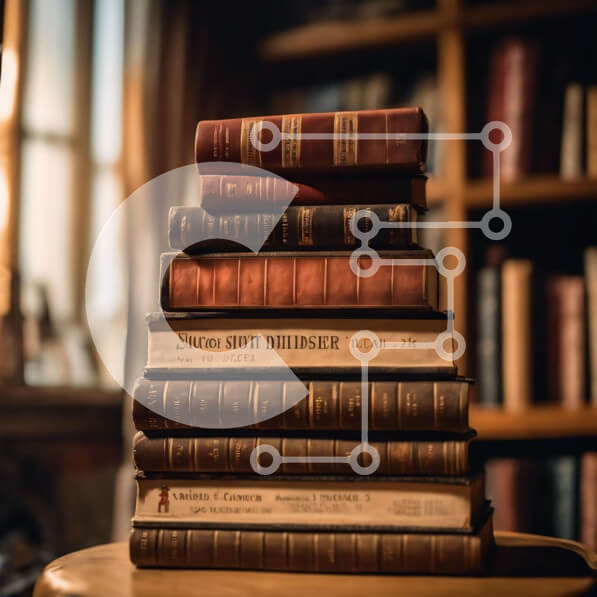 Intra Συλλεκτικό Ξύλινο Παζλ Plywood  4mm - Συλλογή βιβλίων σε έναν άνετο χώρο ανάγνωσης Σε Ξύλινο Κουτί - Διαστάσεις Puzzle: 10x10 cm – 25 κομμάτια