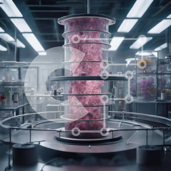 Intra Συλλεκτικό Ξύλινο Παζλ Plywood  4mm - Βιομηχανική Παραγωγή Ροζ Υγρού Σε Ξύλινο Κουτί - Διαστάσεις Puzzle: 10x10 cm – 25 κομμάτια