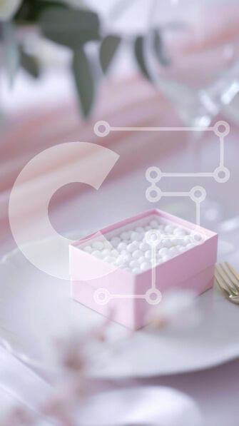 Intra Συλλεκτικό Ξύλινο Παζλ Plywood  4mm - Κομψή γευστική εμπειρία με Marshmallows και λουλούδια Σε Ξύλινο Κουτί - Διαστάσεις: 10x10 cm – 25 κομμάτια