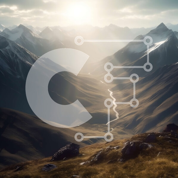 Intra Συλλεκτικό Ξύλινο Παζλ Plywood  4mm - Συναρπαστική εικόνα της χιονισμένης οροσειράς και της κοιλάδας του ποταμού Σε Ξύλινο Κουτί - Διαστάσεις: 10x10 cm – 25 κομμάτια