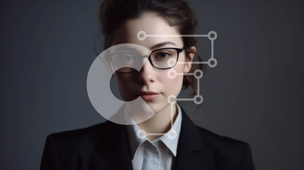 Intra Συλλεκτικό Ξύλινο Παζλ Plywood  4mm - Επιχειρηματίας με μαύρο κοστούμι και γυαλιά Σε Ξύλινο Κουτί - Διαστάσεις Puzzle: 10x10 cm – 25 κομμάτια