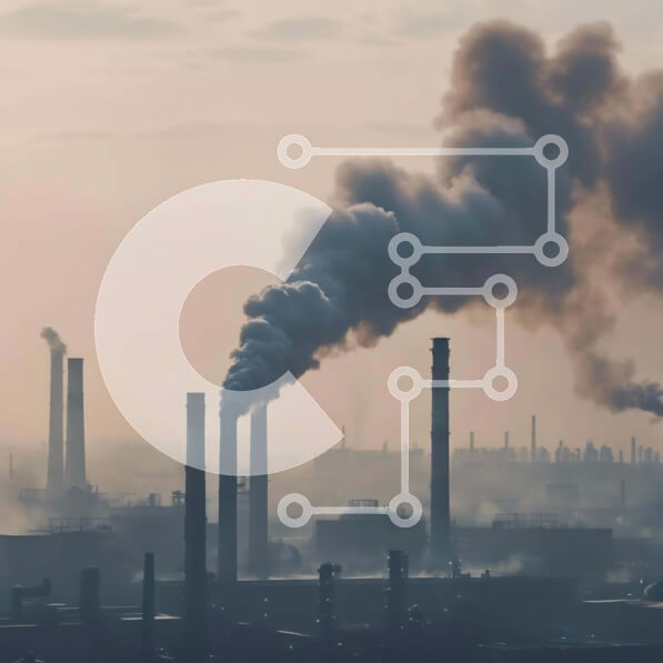 Intra Συλλεκτικό Ξύλινο Παζλ Plywood  4mm - Βιομηχανική ρύπανση με καπνογόνα που εκπέμπουν μαύρο καπνό Σε Ξύλινο Κουτί - Διαστάσεις Puzzle: 10x10 cm – 25 κομμάτια