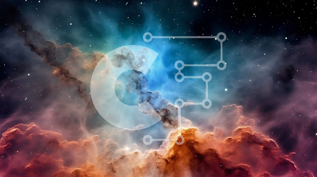 Intra Συλλεκτικό Ξύλινο Παζλ Plywood  4mm - Όμορφη εικόνα ενός ζωντανού νεφελώματος στο διάστημα Σε Ξύλινο Κουτί - Διαστάσεις: 10x10 cm – 25 κομμάτια