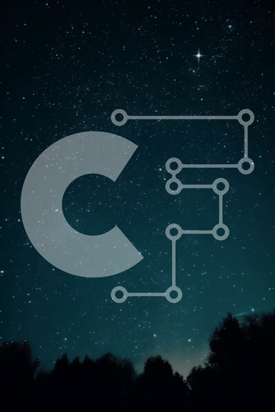 Σετ των 2 Intra Συλλεκτικό Ξύλινο Παζλ Plywood  4mm - Όμορφη εικόνα ενός καθαρού νυχτερινού ουρανού με αστέρια και δέντρα σκιαγραφημένα Σε Ξύλινο Κουτί - Διαστάσεις: 10x10 cm – 25 κομμάτια