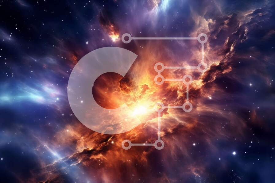 Intra Συλλεκτικό Ξύλινο Παζλ Plywood  4mm - Εκπληκτική εικόνα ενός νεφελώματος στο διάστημα Σε Ξύλινο Κουτί - Διαστάσεις: 10x10 cm – 25 κομμάτια