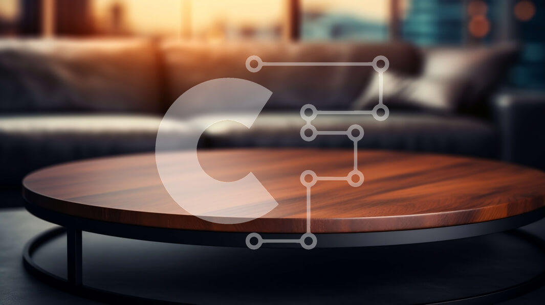 Intra Συλλεκτικό Ξύλινο Παζλ Plywood  4mm - Μοντέρνο σαλόνι με ξύλινο τραπεζάκι σαλονιού Σε Ξύλινο Κουτί - Διαστάσεις Puzzle: 10x10 cm – 25 κομμάτια