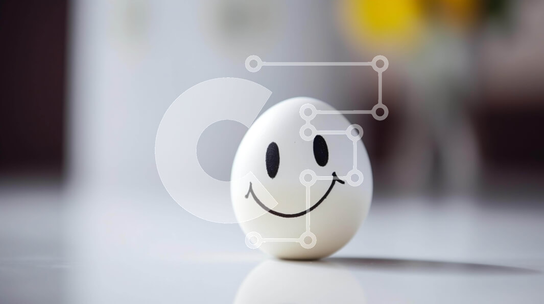 Intra Συλλεκτικό Ξύλινο Παζλ Plywood  4mm - Happy Egg με Smiley Face στο τραπέζι Σε Ξύλινο Κουτί - Διαστάσεις Puzzle: 10x10 cm – 25 κομμάτια