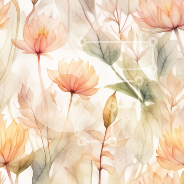 Intra Συλλεκτικό Ξύλινο Παζλ Plywood  4mm - Όμορφη ακουαρέλα με ροζ λουλούδια λωτού Σε Ξύλινο Κουτί - Διαστάσεις: 10x10 cm – 25 κομμάτια