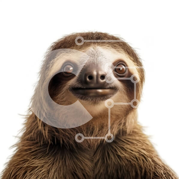 Intra Συλλεκτικό Ξύλινο Παζλ Plywood  4mm - Τρισδιάστατη απόδοση εικόνας ενός χαριτωμένου νωθρού με καπάκι αποφοίτησης και δίπλωμα Σε Ξύλινο Κουτί - Διαστάσεις Puzzle: 10x10 cm – 25 κομμάτια