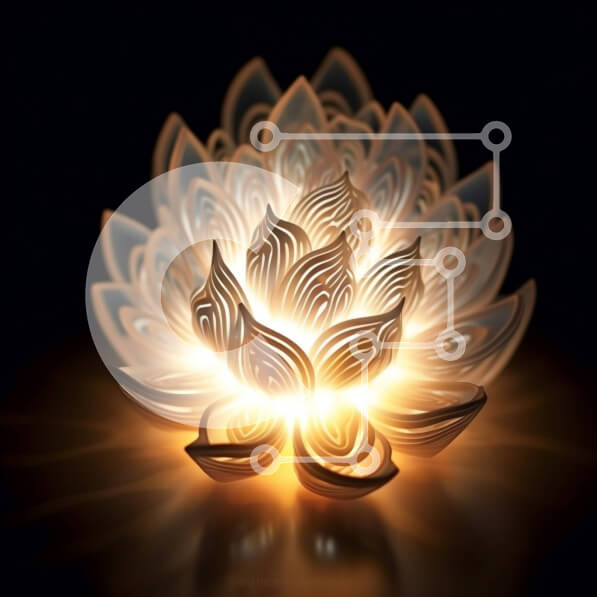 Intra Συλλεκτικό Ξύλινο Παζλ Plywood  4mm - Όμορφη εικόνα ενός λαμπερού λευκού λουλουδιού λωτού Σε Ξύλινο Κουτί - Διαστάσεις: 10x10 cm – 25 κομμάτια