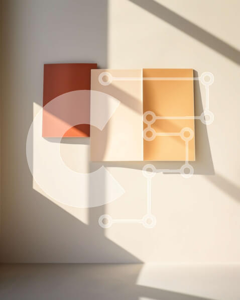 Intra Συλλεκτικό Ξύλινο Παζλ Plywood  4mm - Μινιμαλιστική εικόνα ενός κενού τοίχου με ένα διπλωμένο χαρτί Σε Ξύλινο Κουτί - Διαστάσεις Puzzle: 10x10 cm – 25 κομμάτια