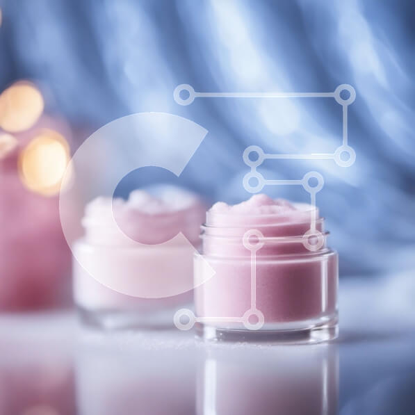 Σετ των 2 Intra Συλλεκτικό Ξύλινο Παζλ Plywood  4mm - Ροζ κρέμα βάζα σε ένα τραπέζι με φώτα Σε Ξύλινο Κουτί - Διαστάσεις: 10x10 cm – 25 κομμάτια