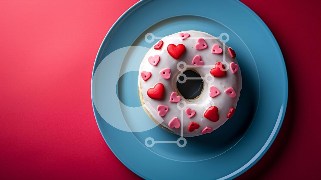 Σετ των 2 Intra Συλλεκτικό Ξύλινο Παζλ Plywood  4mm - Λουκουμάκι του Αγίου Βαλεντίνου με στολίδια καρδιά Σε Ξύλινο Κουτί - Διαστάσεις: 10x10 cm – 25 κομμάτια