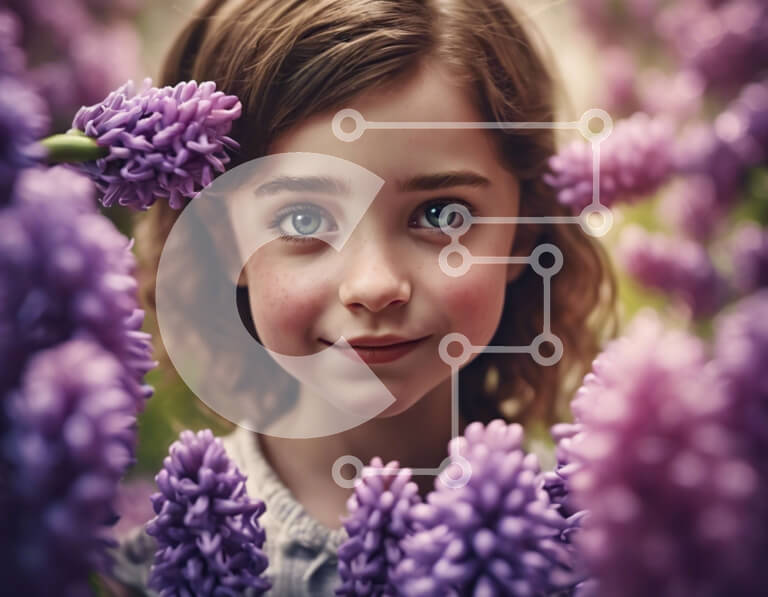 Intra Συλλεκτικό Ξύλινο Παζλ Plywood  4mm - Η αθώα ομορφιά της παιδικής ηλικίας στη φύση Σε Ξύλινο Κουτί - Διαστάσεις: 10x10 cm – 25 κομμάτια