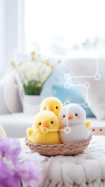 Intra Συλλεκτικό Ξύλινο Παζλ Plywood  4mm - Εσωτερική διακόσμηση με γεμιστά κοτόπουλα και λουλούδια Σε Ξύλινο Κουτί - Διαστάσεις Puzzle: 10x10 cm – 25 κομμάτια