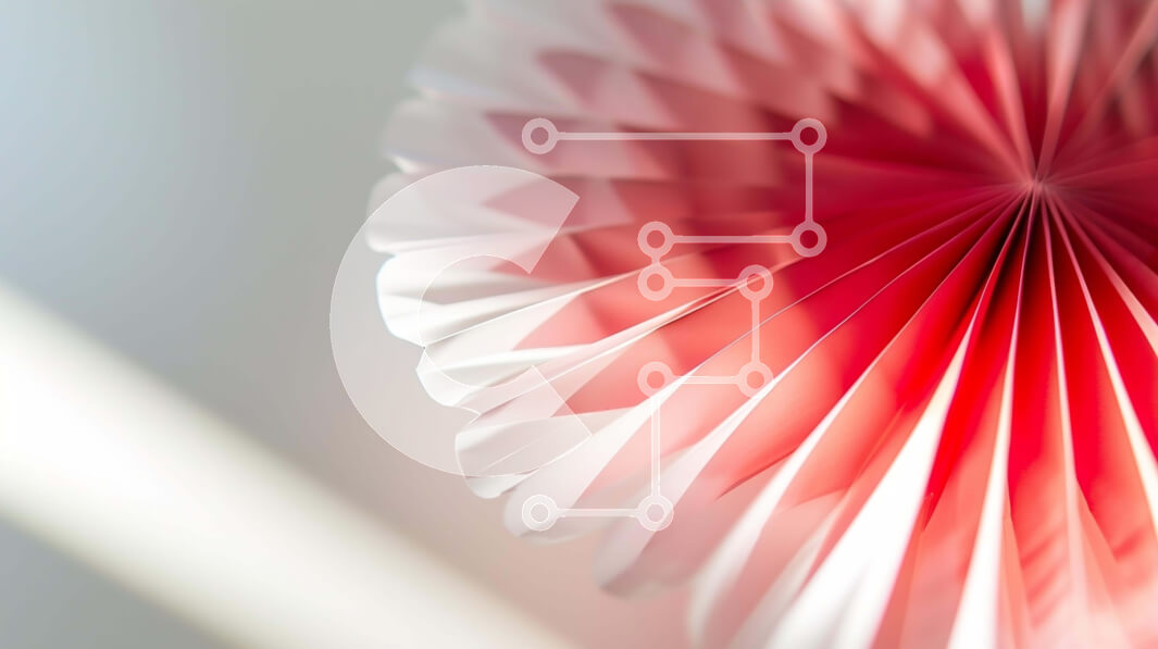 Intra Συλλεκτικό Ξύλινο Παζλ Plywood  4mm - Κόκκινο και λευκό χαρτί βεντάλια που κρεμιέται ως διακόσμηση Σε Ξύλινο Κουτί - Διαστάσεις: 10x10 cm – 25 κομμάτια