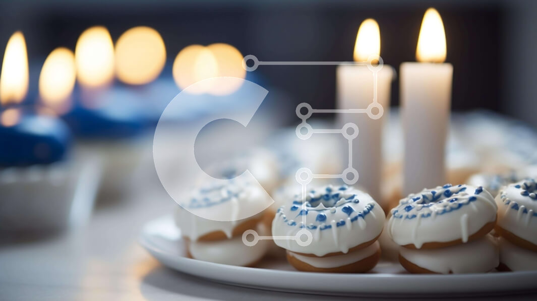 Σετ των 2 Intra Συλλεκτικό Ξύλινο Παζλ Plywood  4mm - Εορταστικοί λουκουμάδες με λευκό παγωτό και κεριά Σε Ξύλινο Κουτί - Διαστάσεις: 10x10 cm – 25 κομμάτια