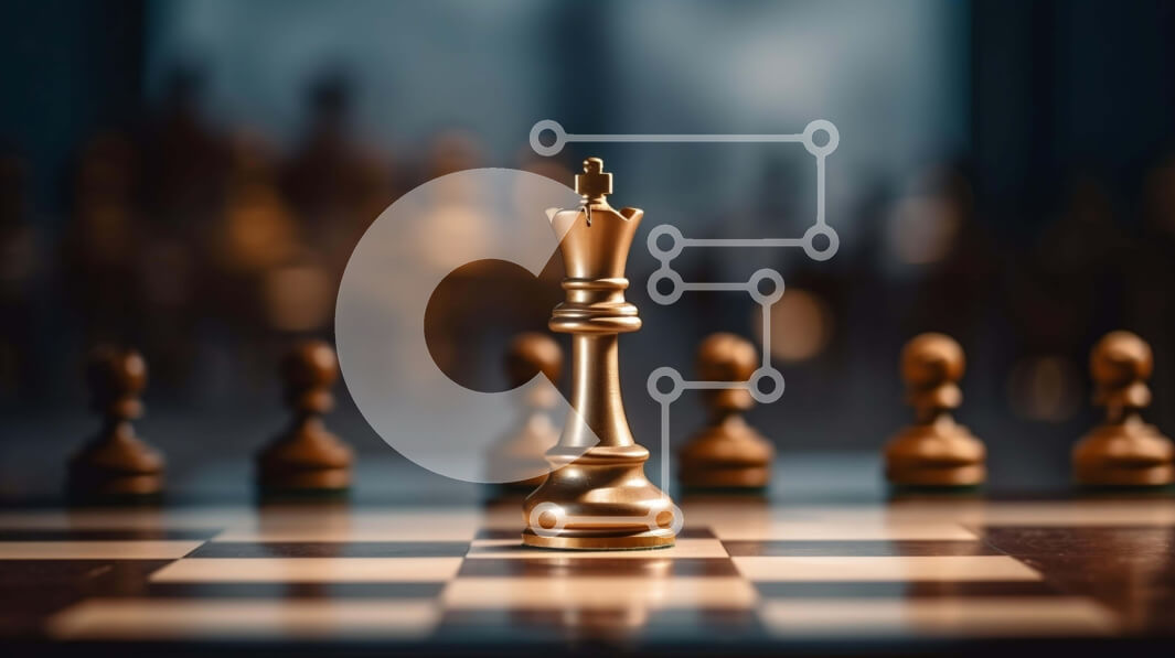 Intra Συλλεκτικό Ξύλινο Παζλ Plywood  4mm - Χρυσό σκάκι σε καρό σανίδα Σε Ξύλινο Κουτί - Διαστάσεις: 10x10 cm – 25 κομμάτια