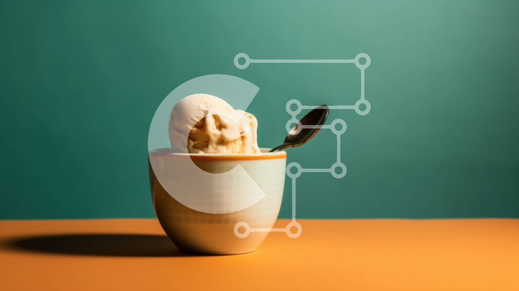 Σετ των 2 Intra Συλλεκτικό Ξύλινο Παζλ Plywood  4mm - Ικανοποιήστε το γλυκό σας δόντι με αυτό το πολύχρωμο φλιτζάνι παγωτό Σε Ξύλινο Κουτί - Διαστάσεις: 10x10 cm – 25 κομμάτια