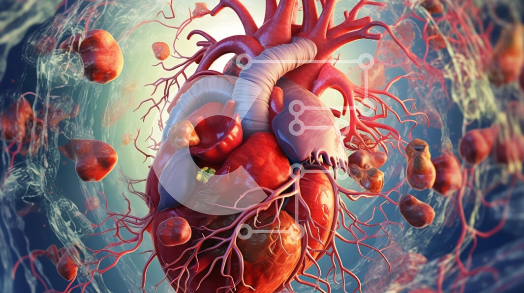 Intra Συλλεκτικό Ξύλινο Παζλ Plywood  4mm - Ανατομία και Λειτουργία της Ανθρώπινης Καρδιάς Σε Ξύλινο Κουτί - Διαστάσεις Puzzle: 10x10 cm – 25 κομμάτια