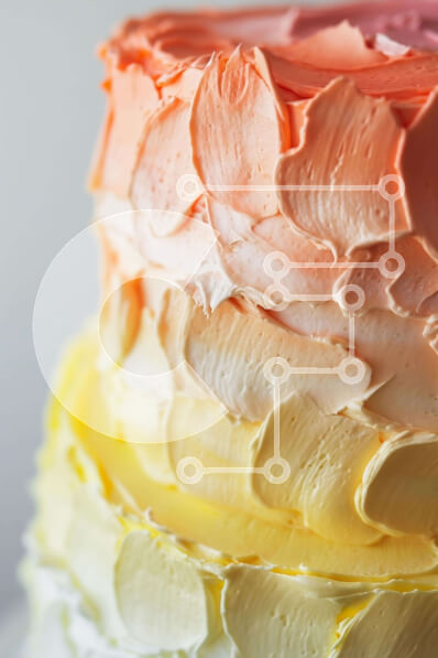 Σετ των 2 Intra Συλλεκτικό Ξύλινο Παζλ Plywood  4mm - Ζωντανό κέικ τριών επιπέδων με πολύχρωμο πάγωμα Σε Ξύλινο Κουτί - Διαστάσεις: 10x10 cm – 25 κομμάτια