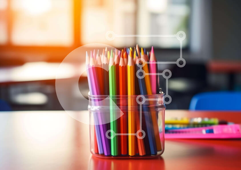 Intra Συλλεκτικό Ξύλινο Παζλ Plywood  4mm - Σχολικά είδη στην τάξη Σε Ξύλινο Κουτί - Διαστάσεις Puzzle: 10x10 cm – 25 κομμάτια