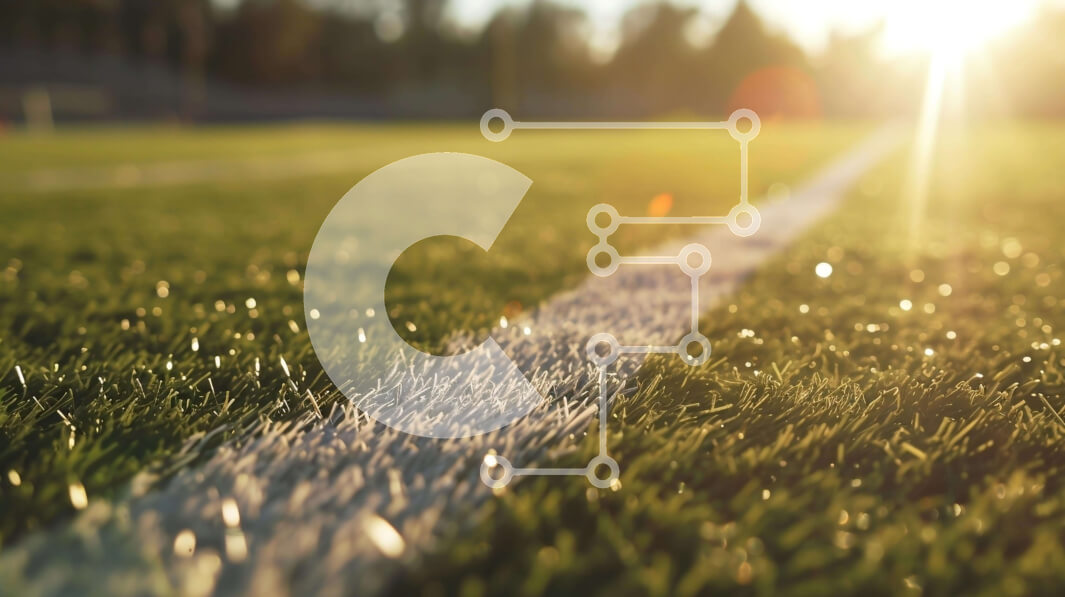 Intra Συλλεκτικό Ξύλινο Παζλ Plywood  4mm - Ηλιόλουστο χορταριασμένο χωράφι με λευκή οριακή γραμμή Σε Ξύλινο Κουτί - Διαστάσεις Puzzle: 10x10 cm – 25 κομμάτια