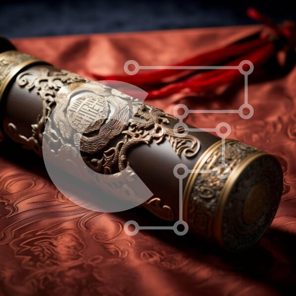 Intra Συλλεκτικό Ξύλινο Παζλ Plywood  4mm - Περίτεχνη κύλιση σε κόκκινο πανί Σε Ξύλινο Κουτί - Διαστάσεις Puzzle: 10x10 cm – 25 κομμάτια