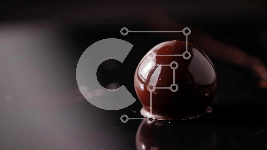 Σετ των 2 Intra Συλλεκτικό Ξύλινο Παζλ Plywood  4mm - Σοκολατένιο πασχαλινό αυγό σε μαύρη επιφάνεια Σε Ξύλινο Κουτί - Διαστάσεις: 10x10 cm – 25 κομμάτια