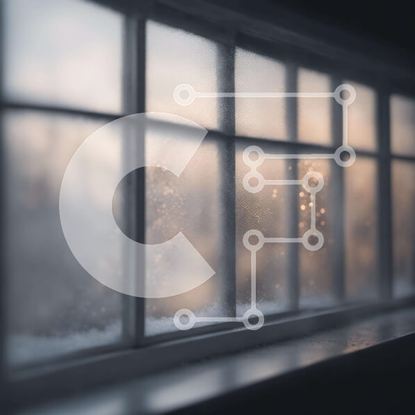 Intra Συλλεκτικό Ξύλινο Παζλ Plywood  4mm - Προβολή χιονιού παραθύρου Σε Ξύλινο Κουτί - Διαστάσεις Puzzle: 10x10 cm – 25 κομμάτια