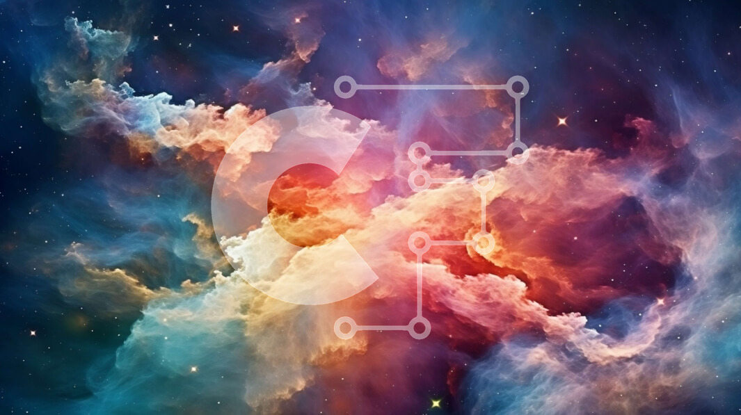 Intra Συλλεκτικό Ξύλινο Παζλ Plywood  4mm - Όμορφη και μαγευτική εικόνα ενός πολύχρωμου νεφελώματος στο διάστημα Σε Ξύλινο Κουτί - Διαστάσεις Puzzle: 10x10 cm – 25 κομμάτια