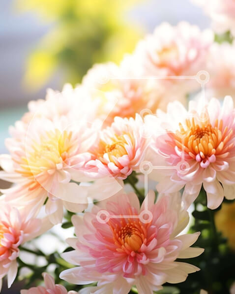 Intra Συλλεκτικό Ξύλινο Παζλ Plywood  4mm - Βάζο με ροζ και κίτρινα λουλούδια στο τραπέζι Σε Ξύλινο Κουτί - Διαστάσεις: 10x10 cm – 25 κομμάτια