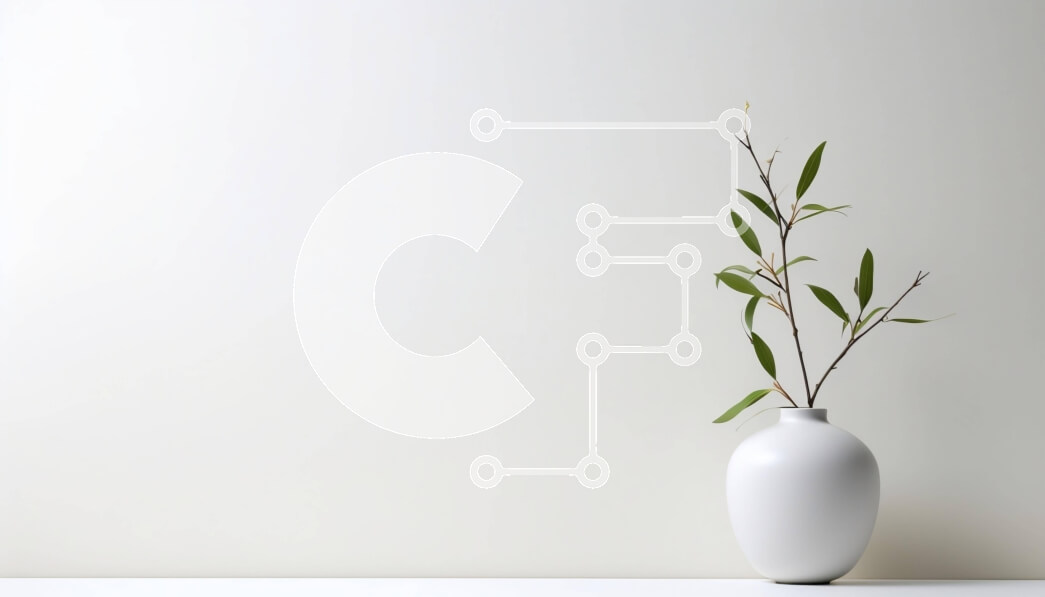 Intra Συλλεκτικό Ξύλινο Παζλ Plywood  4mm - Πράσινο φυτό σε λευκό βάζο Σε Ξύλινο Κουτί - Διαστάσεις: 10x10 cm – 25 κομμάτια