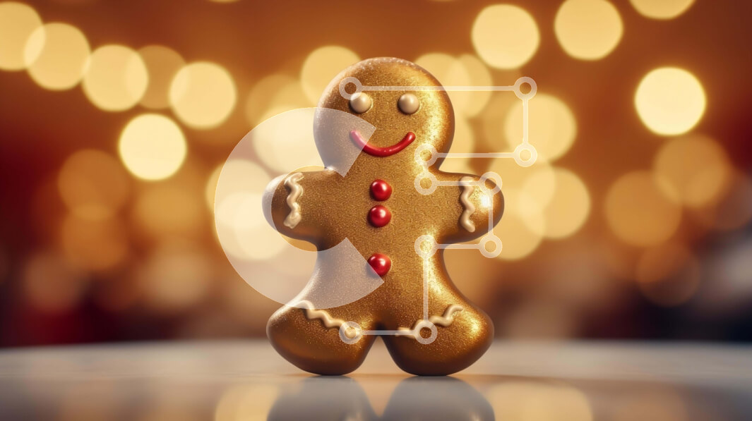 Intra Συλλεκτικό Ξύλινο Παζλ Plywood  4mm - Σοκολάτα μελόψωμο άνθρωπος με φωτισμένο φόντο Σε Ξύλινο Κουτί - Διαστάσεις: 10x10 cm – 25 κομμάτια