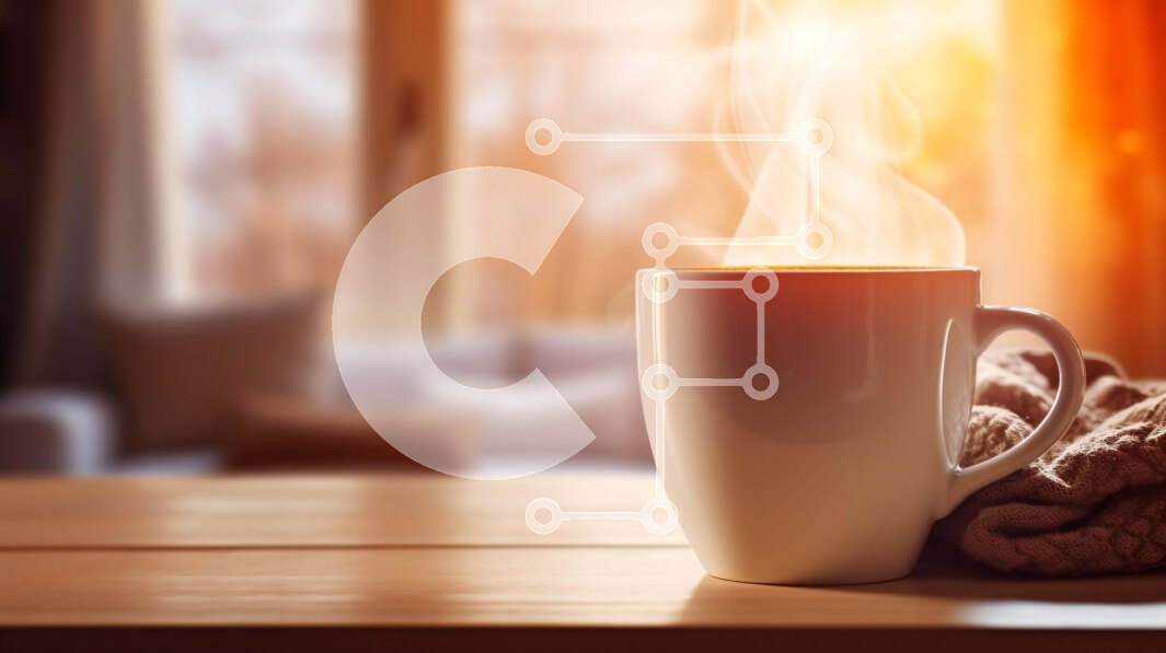 Σετ των 2 Intra Συλλεκτικό Ξύλινο Παζλ Plywood  4mm - Ζεστή ώρα για καφέ με ζεστή κουβέρτα Σε Ξύλινο Κουτί - Διαστάσεις: 10x10 cm – 25 κομμάτια