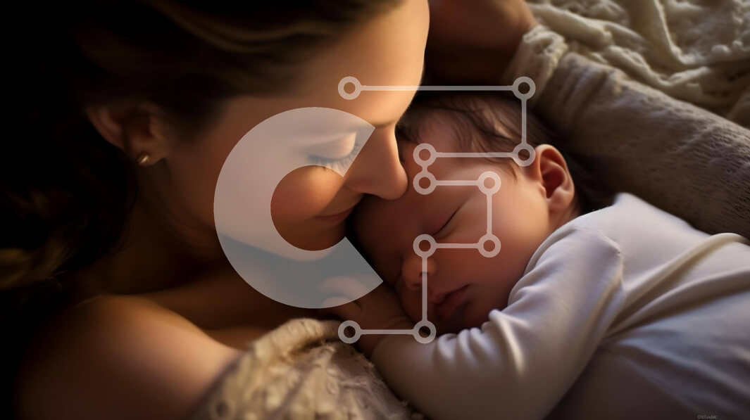 Intra Συλλεκτικό Ξύλινο Παζλ Plywood  4mm - Η μητέρα και το μωρό κοιμούνται Σε Ξύλινο Κουτί - Διαστάσεις Puzzle: 10x10 cm – 25 κομμάτια