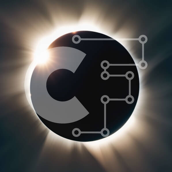 Intra Συλλεκτικό Ξύλινο Παζλ Plywood  4mm - Εκπληκτική ασπρόμαυρη εικόνα μιας έκλειψης ηλίου Σε Ξύλινο Κουτί - Διαστάσεις: 10x10 cm – 25 κομμάτια