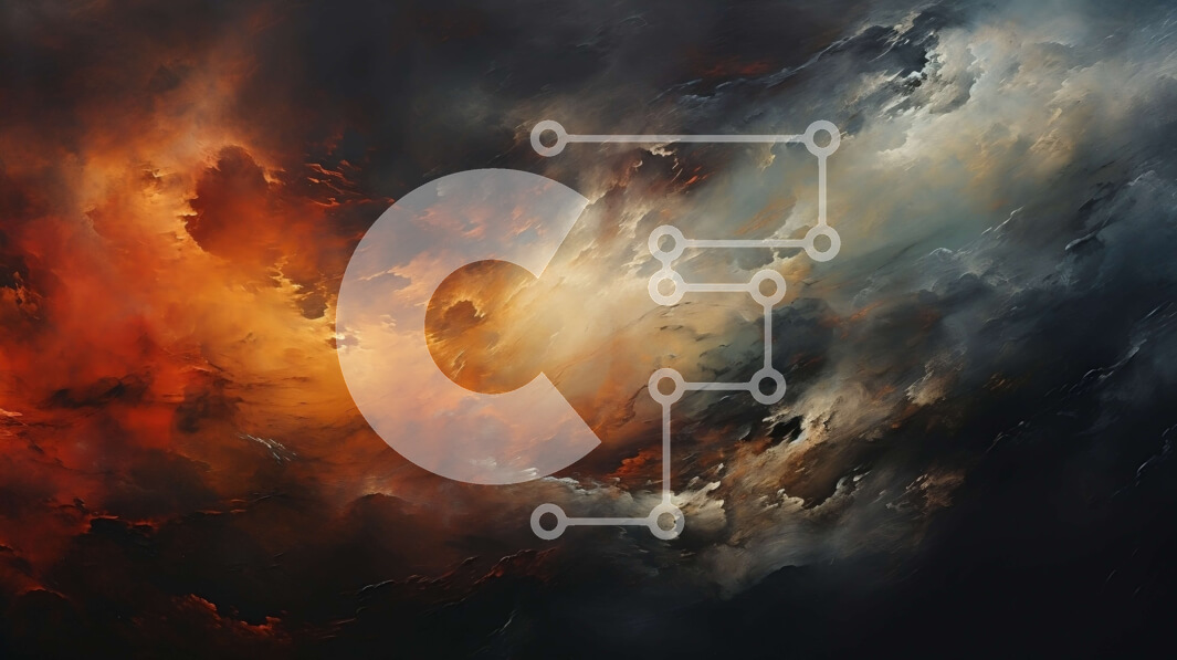 Intra Συλλεκτικό Ξύλινο Παζλ Plywood  4mm - Δυσοίωνη και Δραματική Ζωγραφική με Θυελλώδη Ουρανό Σε Ξύλινο Κουτί - Διαστάσεις: 10x10 cm – 25 κομμάτια