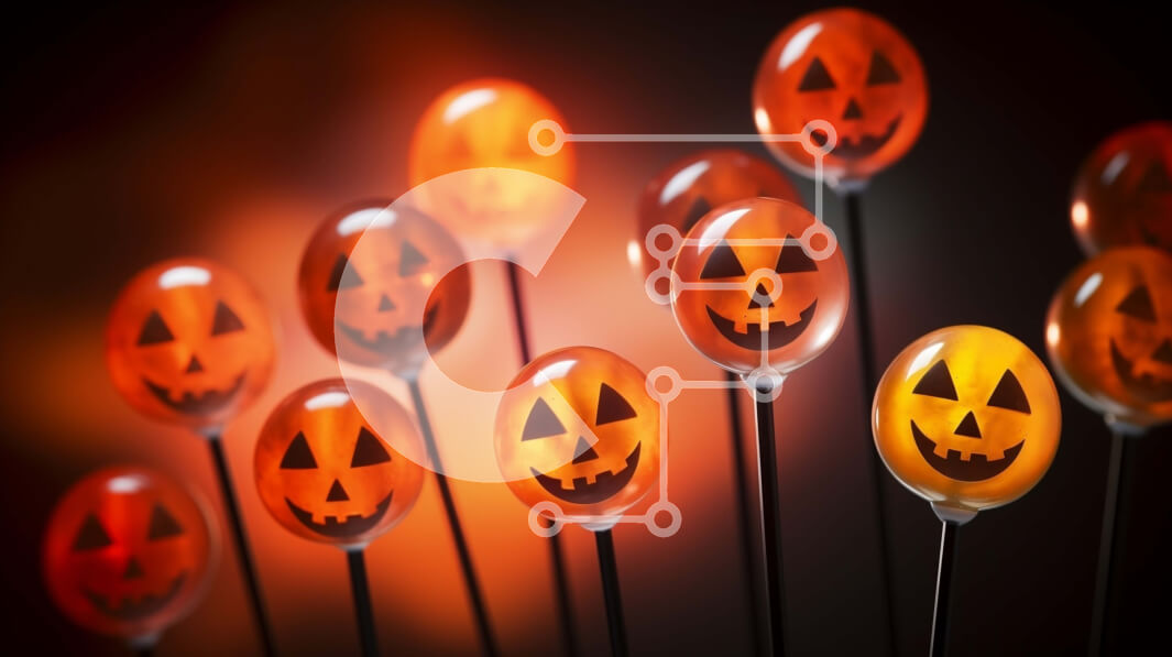 Intra Συλλεκτικό Ξύλινο Παζλ Plywood  4mm - Γλειφιτζούρια σε σχήμα κολοκύθας με πορτοκαλί και κίτρινα φώτα Σε Ξύλινο Κουτί - Διαστάσεις Puzzle: 10x10 cm – 25 κομμάτια