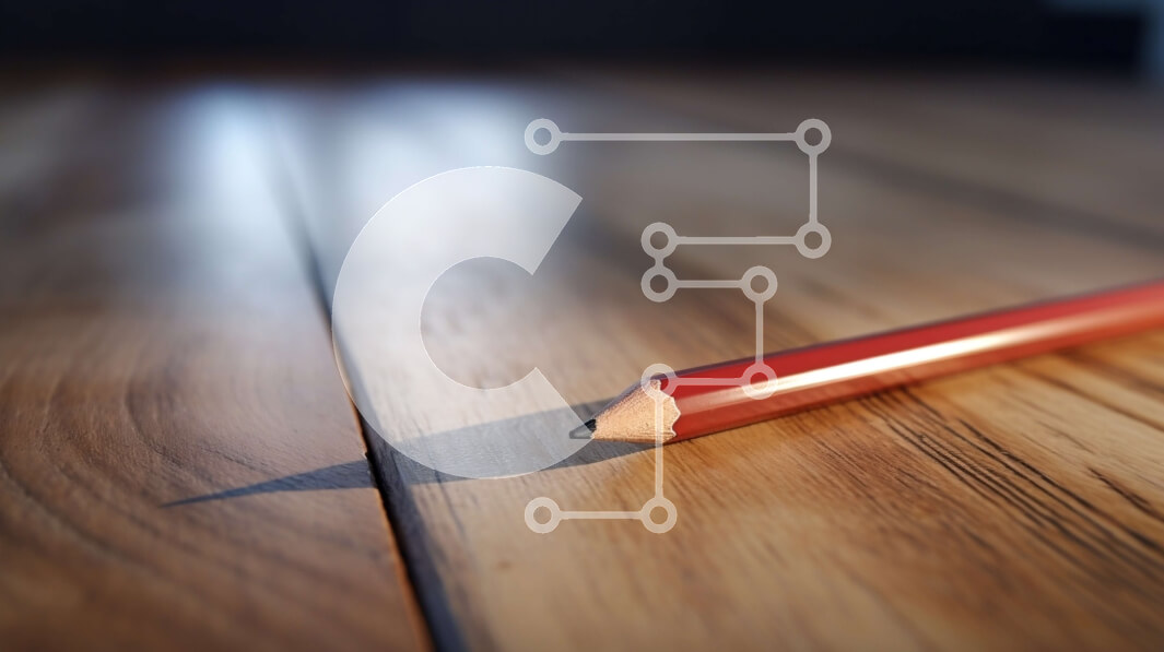 Intra Συλλεκτικό Ξύλινο Παζλ Plywood  4mm - Κόκκινο μολύβι σε ξύλινο πάτωμα με σκιά Σε Ξύλινο Κουτί - Διαστάσεις: 10x10 cm – 25 κομμάτια