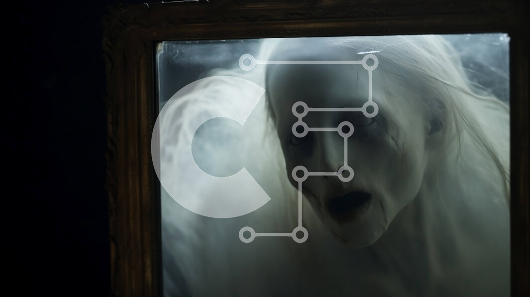 Intra Συλλεκτικό Ξύλινο Παζλ Plywood  4mm - Φανταστική γυναίκα μπροστά από χρυσό πλαίσιο Σε Ξύλινο Κουτί - Διαστάσεις Puzzle: 10x10 cm – 25 κομμάτια