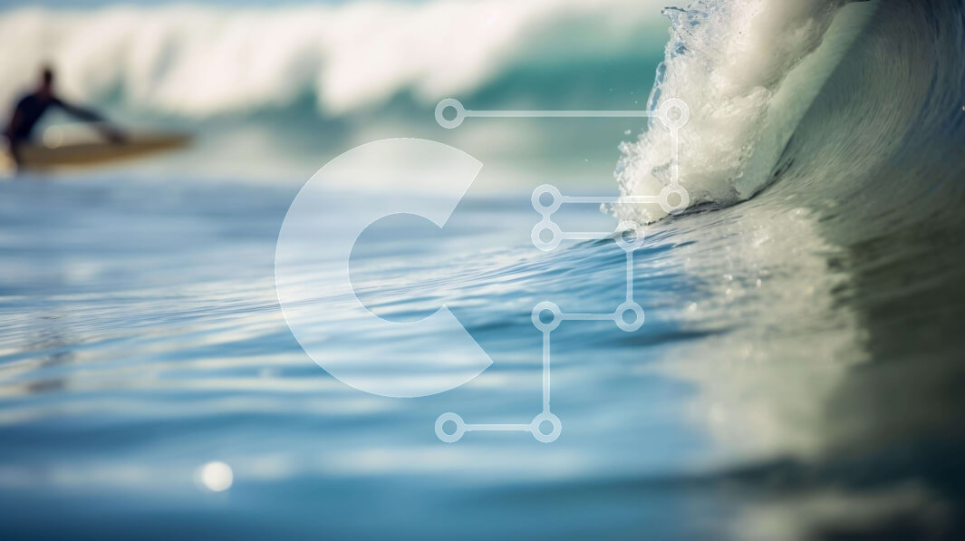 Intra Συλλεκτικό Ξύλινο Παζλ Plywood  4mm - Σέρφερ που ιππεύει τα κύματα Σε Ξύλινο Κουτί - Διαστάσεις Puzzle: 10x10 cm – 25 κομμάτια