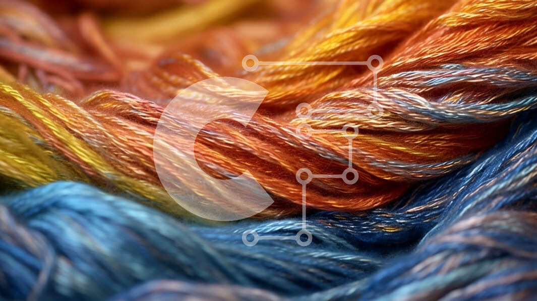 Intra Συλλεκτικό Ξύλινο Παζλ Plywood  4mm - Δονούμενη και ανάγλυφη εικόνα ενός πολύχρωμου κουβάρι από νήματα Σε Ξύλινο Κουτί - Διαστάσεις: 10x10 cm – 25 κομμάτια