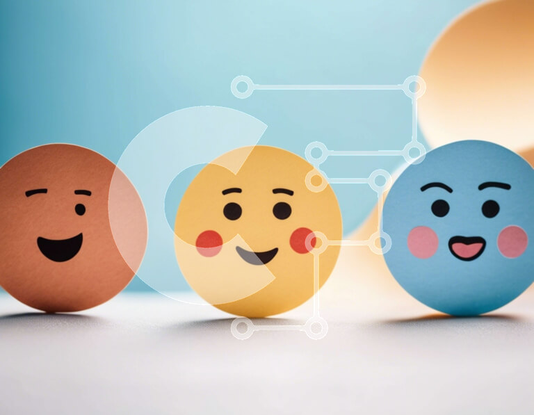 Intra Συλλεκτικό Ξύλινο Παζλ Plywood  4mm - Χρωματιστά αυγά emoticon για διάφορα συναισθήματα Σε Ξύλινο Κουτί - Διαστάσεις Puzzle: 10x10 cm – 25 κομμάτια